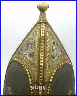 Antique Vintage Rare Turkish Ottoman Warrior Helmet & Mask All Side Chain Mail
