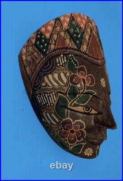 Antique Vintage Rare Wooden Mask Topeng Bali Java