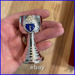 Antique West German Silver Mini Goblets Rare Vintage Collectible