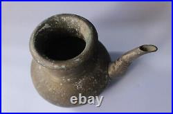 Antique old vintage rare collectible antique design brass pot