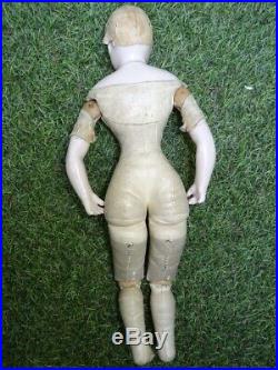 Antique very rare fashion doll Rohmer entirely original (14,96 inches) perfect