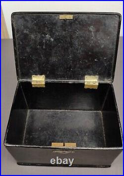 Antique vintage rare tea box. Period Tsarist Russia 1900s 15×9,5×10 cm