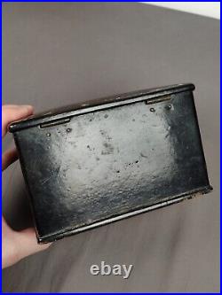 Antique vintage rare tea box. Period Tsarist Russia 1900s 15×9,5×10 cm