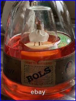 Bols Musical Ballerine Bottle Vintage Antique Very Rare Working 1/10