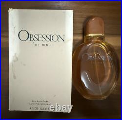 Calvin Klein Obsession for Men Eau De Toilette Spray 4 fl oz 125 ml Vintage Rare