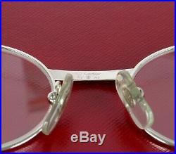 Cartier Giverny Sunglasses Glasses Palisander Wood Platinum Rare Vintage