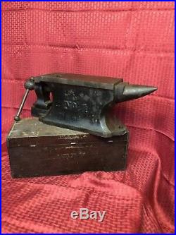 Charles Parker No. 1 Bench Anvil Vise 1877 Antique Vintage Rare Blacksmith Vice