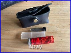 Clarinet Vintage Case Collection Antique 1940's Leather Black Repair Kit RARE