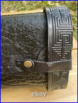 Clarinet Vintage Case Collection Antique 1940's Leather Black Repair Kit RARE