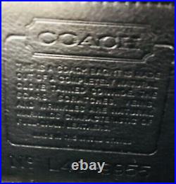 Coach Vintage Black Train Case Trail Bag Crossbody Convert Top Handle USA Rare