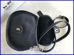 Coach Vintage Post Pouch Navy Blue Crossbody Shoulder Bag Purse USA Mint Rare