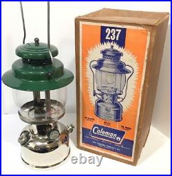 Coleman 237 Empire Lantern 11/67 w Original Box Kerosene Rare Vintage Camping