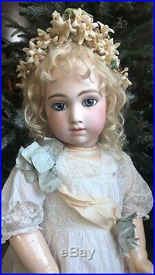 DREAMY! 28 Inch RARE Antique A. T. ANDRE THUILLIER Size 12 French Bebe Doll