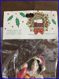 EXTREMELY RARE Vintage 1979 DC Comics Wonder Woman Christmas Ornament NEW NOS