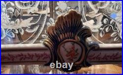 Epic Huge Rare Antique 4 Light Sevres Chandelier Lantern (As Is) Working