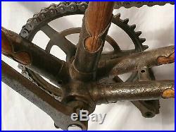 Extremely Rare Scarce Antique/vintage Wood Frame Bike Bicycle. Allwood/chilion