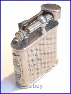 Fine German Rare Antique / Vintage Petrol Lift Arm Lighter ft. French Tax Seal