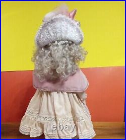 French vintage doll. Reproduction Antique Jumea porcelain bisque head 1993RARE
