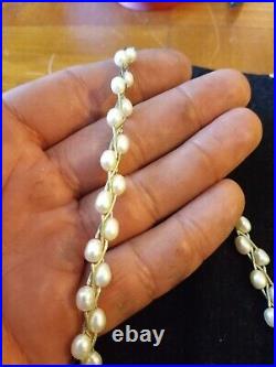 Grandmother's Vintage Pearl Necklace Antique Rare Unique Real