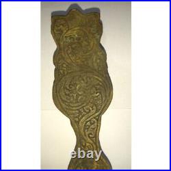 HANDMADE RARE ANTIQUE Solid Brass Bottle Opener 4 1/2 Vintage Hindu God Carved