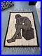 Handmade Rug Brown Beige Hand-Knotted Thinking man Vintage Rare! 35 X 48