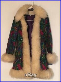 Illah California Ladies Vintage Coat Very Rare Good Condition Size 6