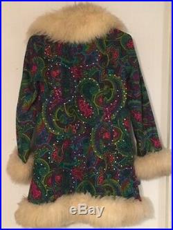 Illah California Ladies Vintage Coat Very Rare Good Condition Size 6