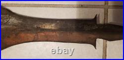 Iron SPEAR head 20.5L RARE Antique Vintage