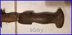 Iron SPEAR head 20.5L RARE Antique Vintage