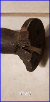 Iron SPEAR head 20.5L RARE Antique Vintage