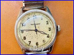 JAEGER LeCOULTRE 1940s WWII WRISTWATCH CAL P. 478 Rare and Collectible S Steel