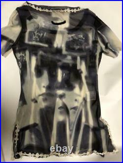 Jean Paul Gaultier Tops Size 40 Power Net Face Portrait Vintage Rare