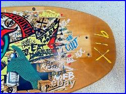 Jeff Kendall Santa Cruz Skateboard Deck Vintage From 1986 Extremely Rare
