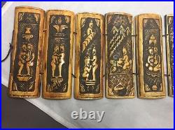 Kama Sutra 10 Panels Vintage or antique Chinese rare design engraved