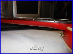Kay Speed Demon Airline Vintage 1960's Truetone archtop electric Guitar Rare Red