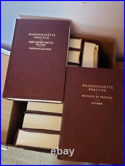 LAW LEGAL vintage rare antique 73p book lot attorney lawyer Massachusetts heavy