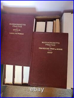 LAW LEGAL vintage rare antique 73p book lot attorney lawyer Massachusetts heavy