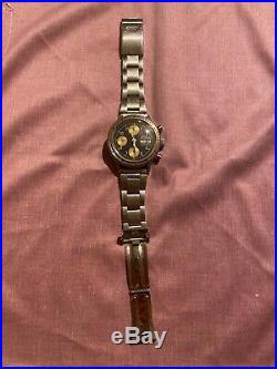 LL Bean Hamilton 9446 Sportsman's Chronograph Vintage & Rare Watch Valjoux 7750