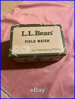 LL Bean Hamilton 9446 Sportsman's Chronograph Vintage & Rare Watch Valjoux 7750