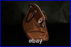 LOUIS VUITTON Brown Leather Large Purse RARE Vintage European Bag