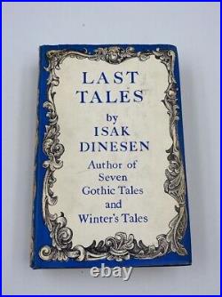 Last Tales Isak Dinesen 1957 First Edition Putnam London VTG RARE Antique