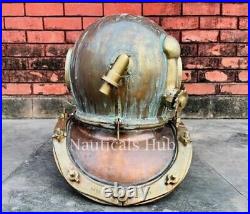 Like Rare Antique Diving vintage BOSTON MARK V U. S Navy Deep Sea Divers Helmet