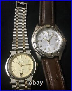 Lot Of Vintage Watches Digital Quartz, Rare Seiko, Tissot, Rolex, Gucci, Omega Etc