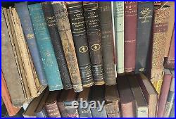 Lot of 100 Vintage Old Rare Antique Hardcover Books Mixed Color Random