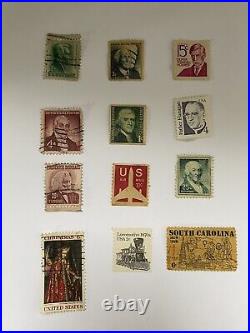 Lot of rare antique & vintage stamps on letters & postcards