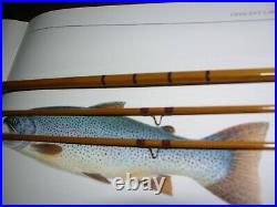 Lyle Dickerson # 8013 Bamboo Fly Rod 8ft, 2/2 trout model Rare! Original bagtube