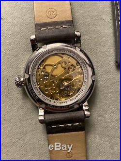 MARLOE CONISTON VULCAN Watch 40mm Hand Wind Miyota 8N33 Mechanical MVMT Rare #13