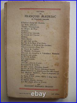 Mauriac Francois? , Therese Desqueyroux? , Grasset Paris FRANCE ANTIQUE BOOK rare