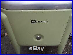 Maytag E2ls Very Rare Green Vintage Wringer Washer Washing Machine