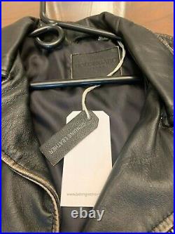 Men's Real Leather Premium Antique Biker Jacker M Very Rare